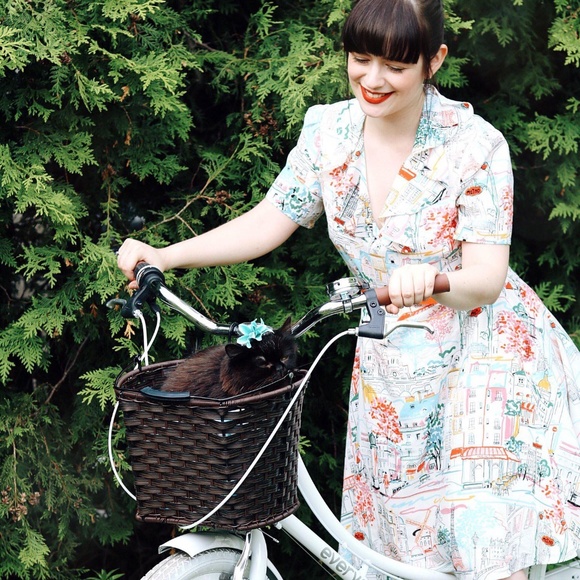 Joanie Clothing Paris Printed Dress - Picture 3 of 5